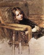 John William Waterhouse The Easy Chair USA oil painting artist